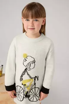 Шерстяное платье Mayoral для детей, зеленый