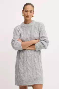 Шерстяное платье MICHAEL Michael Kors, серый