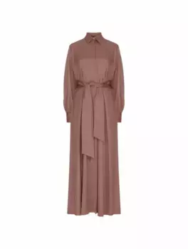 Шерстяное платье-рубашка Kiton, розовый