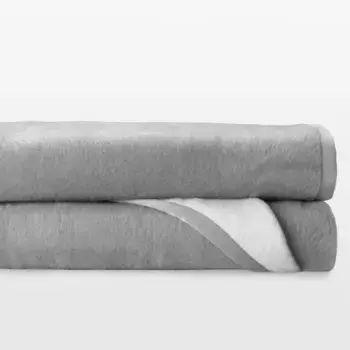 Шерстяное покрывало Delta Manterol, серый