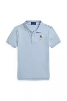 Шерстяное поло для мальчика Polo Ralph Lauren, синий