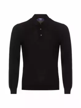 Шерстяное поло Fedeli, черный
