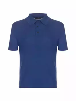 Шерстяное поло Kiton, тёмно-синий