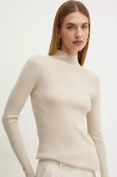 Шерстяное пончо Max Mara Leisure, темно-синий