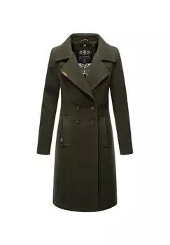 Шерстяное зимнее пальто NAVAHOO, цвет Dark Green