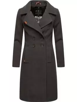 Шерстяное зимнее пальто Navahoo, серый