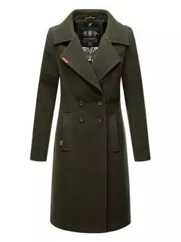 Шерстяное зимнее пальто Navahoo, зеленый