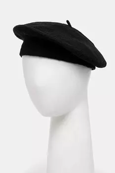 Шерстяной берет Answear.Lab, черный