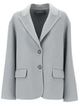 Шерстяной блейзер Alberta Ferretti, серый