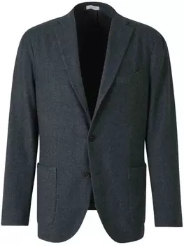 Шерстяной блейзер Boglioli, синий