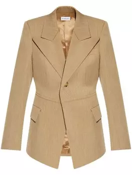 Шерстяной блейзер Burberry, серый
