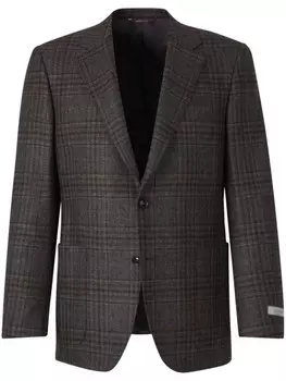 Шерстяной блейзер Canali, коричневый
