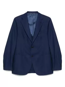 Шерстяной блейзер Caruso, синий