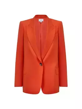 Шерстяной блейзер Celia Reiss, цвет orange