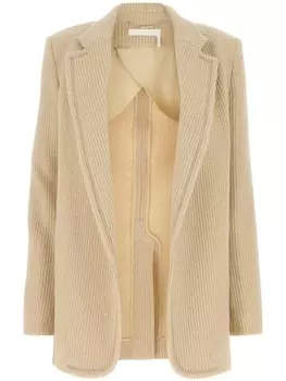 Шерстяной блейзер Chlo, серый