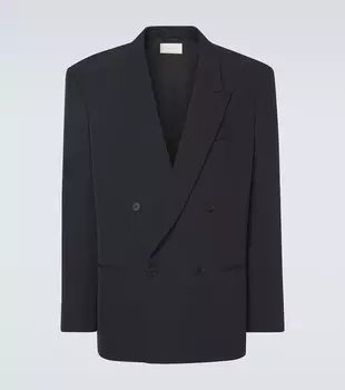 Шерстяной блейзер Donnes The Row, цвет dark navy