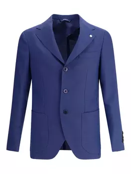 Шерстяной блейзер GI CAPRI, синий