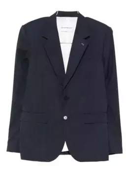 Шерстяной блейзер Givenchy, синий