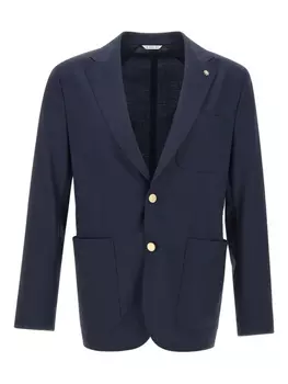 Шерстяной блейзер Manuel Ritz, синий