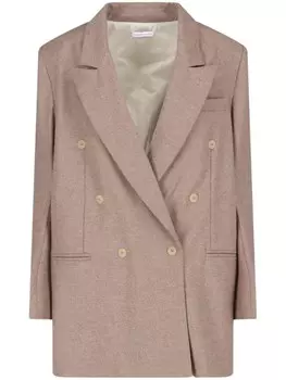 Шерстяной блейзер Niccol Pasqualetti, нейтральный цвет