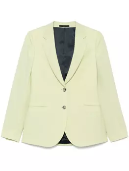 Шерстяной блейзер Paul Smith, зеленый