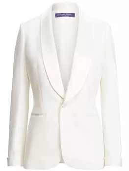 Шерстяной блейзер Ralph Lauren Collection, нейтральный цвет