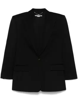 Шерстяной блейзер Stella McCartney, черный