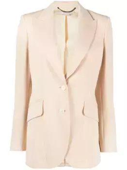 Шерстяной блейзер STELLA MCCARTNEY, нейтральный