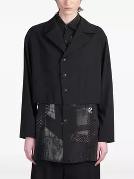 Шерстяной блейзер Y's, черный