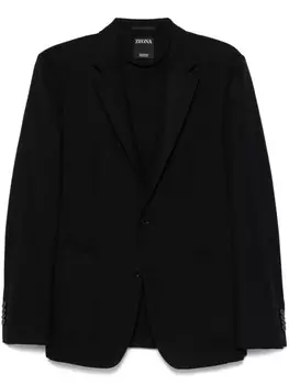 Шерстяной блейзер Zegna, синий