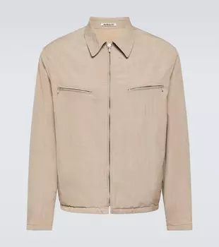 Шерстяной блузон Auralee, бежевый