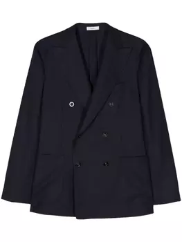 Шерстяной двубортный пиджак Boglioli, синий