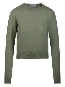 Шерстяной джемпер BeYou, зеленый