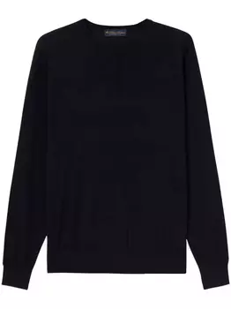 Шерстяной джемпер Brooks Brothers, синий