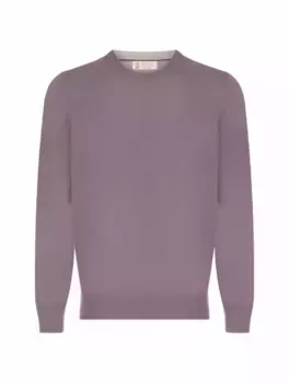 Шерстяной джемпер Brunello Cucinelli, фиолетовый