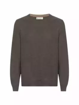Шерстяной джемпер Brunello Cucinelli, серый