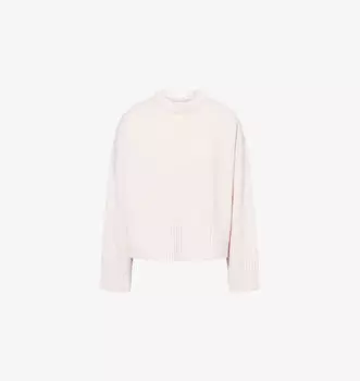 Шерстяной джемпер Campa с круглым вырезом Skall Studio, розовый