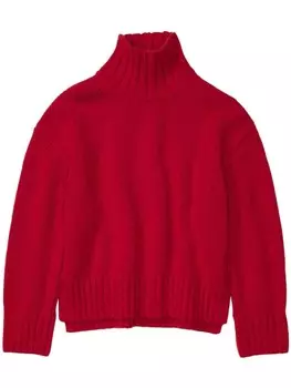 Шерстяной джемпер Closed, красный