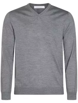 Шерстяной джемпер Cruciani, серый