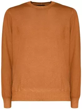 Шерстяной джемпер Fay, оранжевый