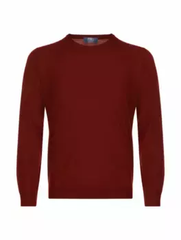 Шерстяной джемпер Fedeli, бордовый