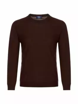 Шерстяной джемпер Fedeli, коричневый