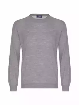 Шерстяной джемпер Fedeli, серый