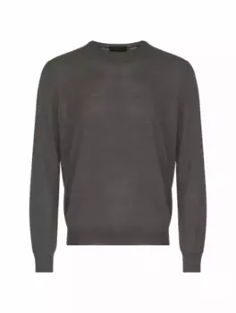 Шерстяной джемпер Gran Sasso, серый