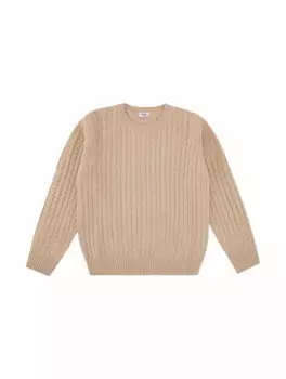 Шерстяной джемпер Il Gufo, бежевый