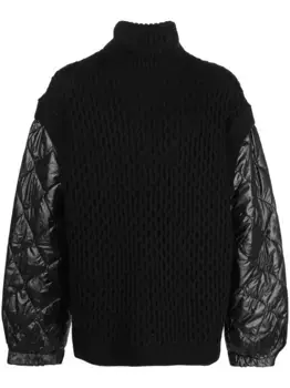 Шерстяной джемпер Juun.J, черный