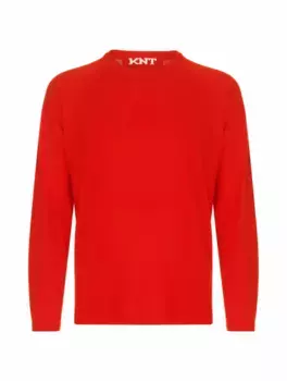 Шерстяной джемпер Kiton, красный
