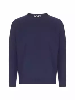 Шерстяной джемпер Kiton, тёмно-синий