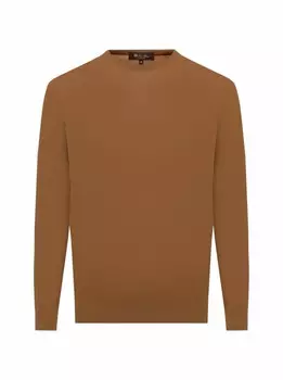 Шерстяной джемпер Loro Piana, бежевый