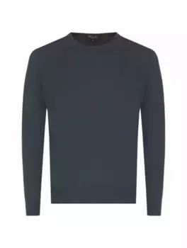 Шерстяной джемпер Loro Piana, синий